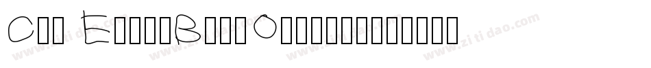 Cam ExtraBoldOblique字体转换